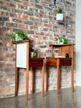 Load image into Gallery viewer, Pair Of Mid-Century Bed Pedestals