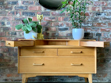 Load image into Gallery viewer, G-Plan oak dressing table/chest