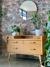 Load image into Gallery viewer, G-Plan oak dressing table/chest