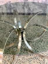 Load image into Gallery viewer, Round chrome coffee table