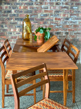 Load image into Gallery viewer, Retro Kiaat Dining Set