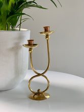 Load image into Gallery viewer, Brass & Copper Candle Holder