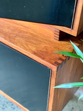 Load image into Gallery viewer, Mid-Century cabinet with black doors