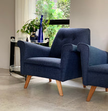Load image into Gallery viewer, Pair of Retro Lounge Armchairs