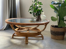 Load image into Gallery viewer, Vintage Cane Coffee Table