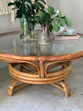 Load image into Gallery viewer, Vintage Cane Coffee Table