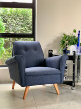 Load image into Gallery viewer, Pair of Retro Lounge Armchairs