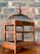 Load image into Gallery viewer, Wooden Bird Cage