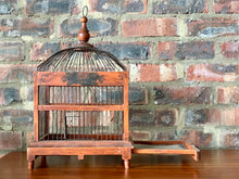 Load image into Gallery viewer, Wooden Bird Cage