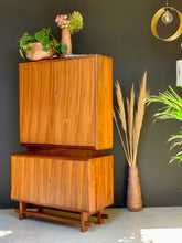 Load image into Gallery viewer, Kiaat Mid-Century Drinks cabinet
