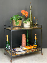 Load image into Gallery viewer, Retro Mosaic Drinks Cart