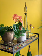 Load image into Gallery viewer, Retro Mosaic Drinks Cart