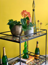 Load image into Gallery viewer, Retro Mosaic Drinks Cart