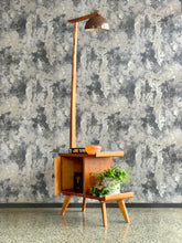 Load image into Gallery viewer, Retro Side Table with Lamp