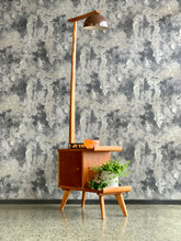 Load image into Gallery viewer, Retro Side Table with Lamp