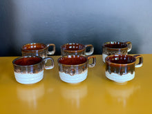 Load image into Gallery viewer, Retro Set of Pottery Cups