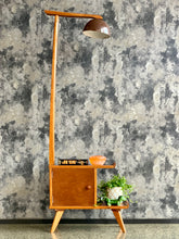 Load image into Gallery viewer, Retro Side Table with Lamp
