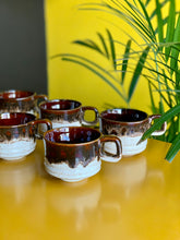 Load image into Gallery viewer, Retro Set of Pottery Cups