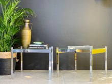 Load image into Gallery viewer, Mid-Century Chrome Side Tables