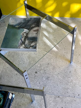 Load image into Gallery viewer, Mid-Century Chrome Side Tables