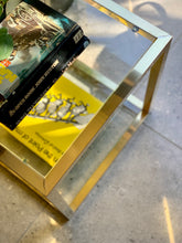 Load image into Gallery viewer, Pair Brass Side tables