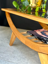 Load image into Gallery viewer, Oak Coffee Table & Glass Top