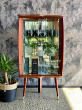 Load image into Gallery viewer, Retro corner display/ drinks cabinet