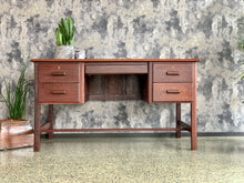 Load image into Gallery viewer, Vintage Partridge Wood Desk