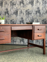 Load image into Gallery viewer, Vintage Partridge Wood Desk