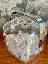 Load image into Gallery viewer, Guzzini clear square ice bucket