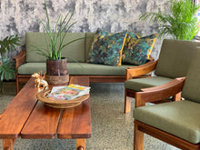 Load image into Gallery viewer, Pair of Mid-Century Imbuia Armchairs