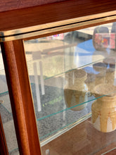 Load image into Gallery viewer, Retro display cabinet with gold trim