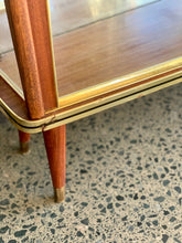 Load image into Gallery viewer, Retro display cabinet with gold trim