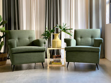 Load image into Gallery viewer, Pair of Retro Armchairs