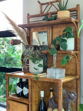 Load image into Gallery viewer, Vintage Cane Display Cabinet