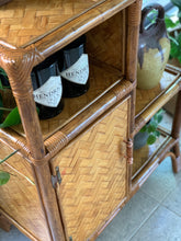 Load image into Gallery viewer, Vintage Cane Display Cabinet