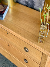 Load image into Gallery viewer, Vintage Oak Chest of Drawers