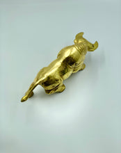 Load image into Gallery viewer, Brass Charging Bull Figurine