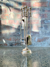 Load image into Gallery viewer, Brass Fireplace Tools