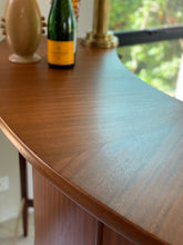 Load image into Gallery viewer, Mid-Century Curved Bar With Brass Footrest