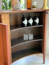 Load image into Gallery viewer, Mid-Century Curved Bar With Brass Footrest