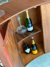 Load image into Gallery viewer, Mid-Century Curved Bar With Brass Footrest