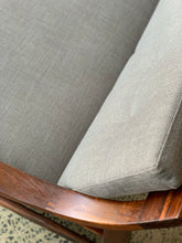 Load image into Gallery viewer, Mid-Century 3-seater couch with dipped arms
