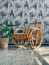 Load image into Gallery viewer, Vintage Cane Rocking Chair