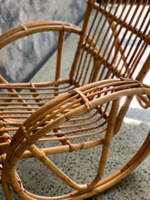 Load image into Gallery viewer, Vintage Cane Rocking Chair