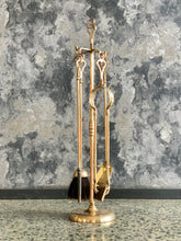 Load image into Gallery viewer, Vintage Brass Fireplace Tools