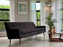 Load image into Gallery viewer, Vintage Couch in Charcoal