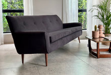Load image into Gallery viewer, Vintage Couch in Charcoal