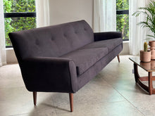 Load image into Gallery viewer, Vintage Couch in Charcoal