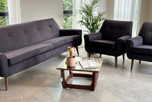 Load image into Gallery viewer, Vintage Couch in Charcoal